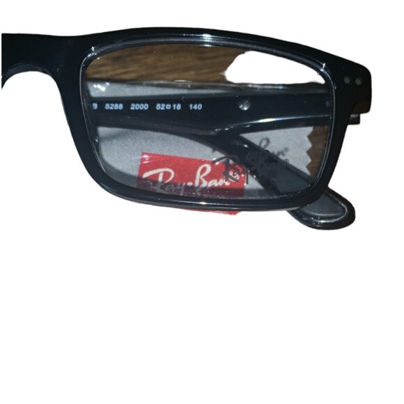 NEW Ray-Ban RB5288 Glasses, Clear Lens, Black Frame - Picture 10 of 13